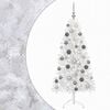 vidaXL Mākslīgā Ziemassvētku egle ar bumbiņu 150 cm 150 LED