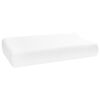 vidaXL Gulē&scaron;anas spilvens 80 x 40 x 12,5 cm Vidējs Atmiņas putas Balts
