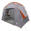 vidaXL Kabriolet telts Pelēka un oranža 210 x 210 x 138 cm Poliesters