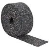 vidaXL Gumijas granulu rullis Melns 200 x 12 x 0,8 cm Gumija