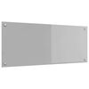 vidaXL Virtuves aizsargpaneļi Gai&scaron;i pelēks 100 x 40 cm rūdīts stikls