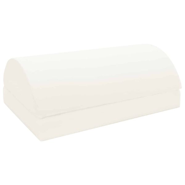 vidaXL Kājas atbalsta spilvens Vienkrāsains Melna