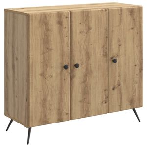vidaXL Puse Artisan Ozols 89 x 34,5 x 80 cm Inženierijas koks
