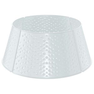 vidaXL Ziemassvētku eglītes svārki Konusveida Balts &Oslash; 62 x 25 cm