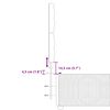 vidaXL atsperu gultas rāmis ar matraci, tum&scaron;i pelēka audums, 100x200cm