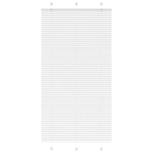 vidaXL kroku žalūzija balta 110x200 cm auduma platums 109,4 cm