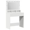 vidaXL Dressing galds Balts 78,5 x 41 x 135 cm Inženierijas koks