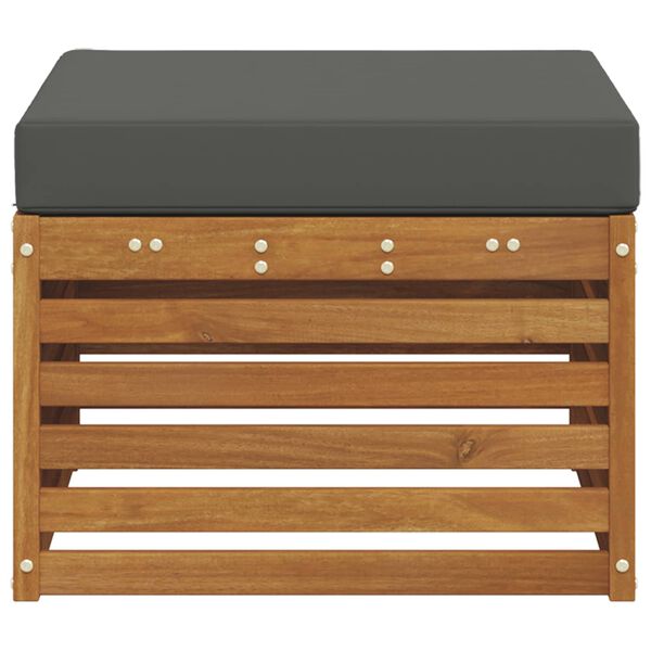 vidaXL Āra krēsls Cietā akācijas koks Dabiska