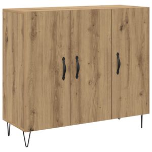 vidaXL Puse Artisānā ozols 90 x 32,5 x 80 cm Inženierijas koks