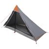 vidaXL Mugursomas telts Pelēka un oranža 222 x 85 x 125 cm