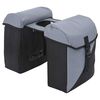vidaXL Velosipēda soma Pelēks un melns 31,5 x 15,5 x 40 cm Poliesters
