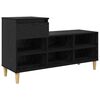 vidaXL Apavu skapis 102 x 36 x 60 cm Inženierijas koks Melns ozols