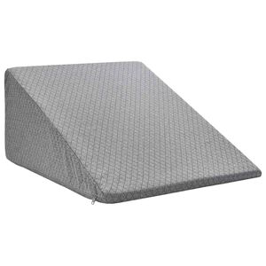 vidaXL Kājas spilvens Pelēka 60 x 50 x 30 cm Atmiņas putas