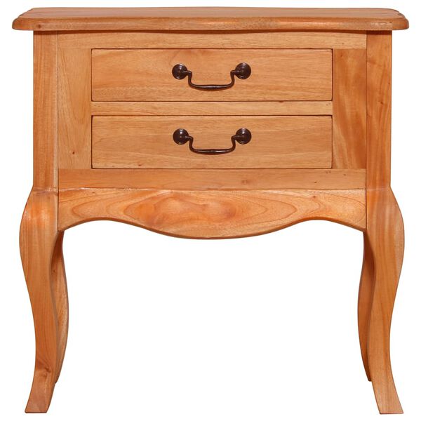 vidaXL galdiņ&scaron;, 60x30x60 cm, masīvs sarkankoks