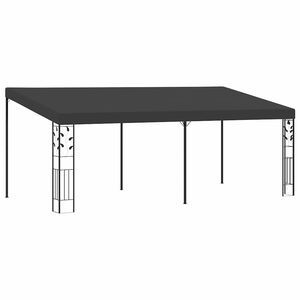 vidaXL dārza nojume, stiprināma pie sienas, 6x3x2,5 m, antracītpelēka
