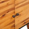 vidaXL kumode, 90x33,5x83 cm, akācijas masīvkoks