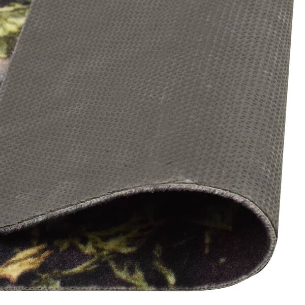 vidaXL virtuves paklājs, mazgājams, apdruka ar karotēm, 60x300 cm