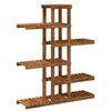 vidaXL Augu statīvs Dabiska 93 x 25 x 114,5 cm Cietā akācijas koks