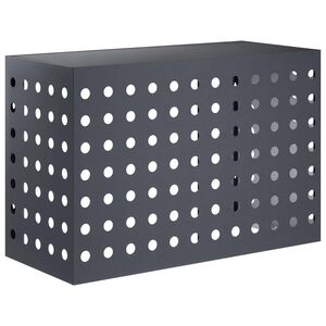 vidaXL Gaisa kondicioniera pārsegs Antracīta 90 x 40 x 60 cm Tērauds