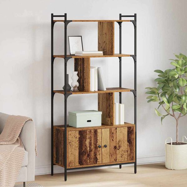 vidaXL Grāmatu skapis Inženierijas koks