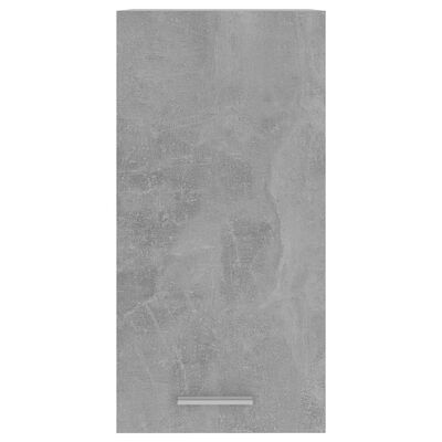 vidaXL piekarams skapītis, betona pelēks, 29,5x31x60 cm, skaidu plātne