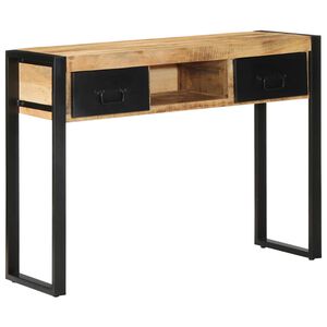 vidaXL konsoles galds 100x35x75 cm Masīv Rough Wood Mango
