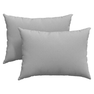 vidaXL Dīvāna spilveni 2 pcs Mākoņu pelēka 70 x 50 cm audums