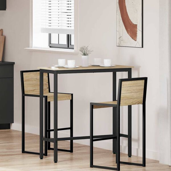 vidaXL galds Sonoma ozols 100 x 40 x 100,5 cm