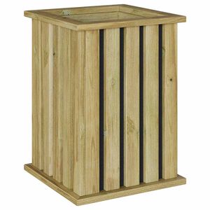 vidaXL Plantu kastēs Brūna 33 x 33 x 45 cm Impregnēts priedes koks