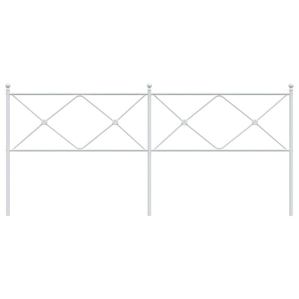 vidaXL rezerves galvgalis, balts, 200 cm