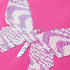 Bērnu krekls ar piedurknēm, tum&scaron;i rozā, 104