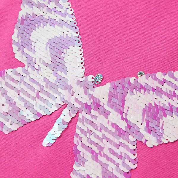 Bērnu krekls ar piedurknēm, tum&scaron;i rozā, 104