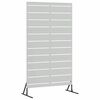 vidaXL Privātuma ekrāns 100 x 50 x 180 cm Cinkota tērauda Sudraba
