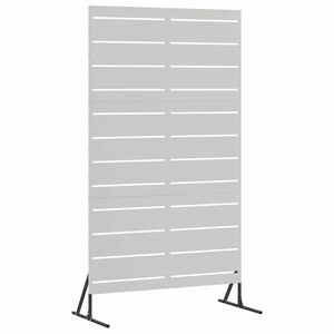 vidaXL Privātuma ekrāns 100 x 50 x 180 cm Cinkota tērauda Sudraba
