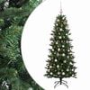 vidaXL Mākslīgā Ziemassvētku egle ar bumbiņu 120 cm 150 LED