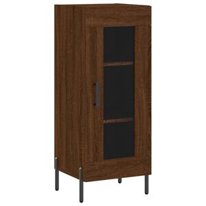 vidaXL kumode, ozolkoka krāsa, 34,5x34x90 cm, inženierijas koks