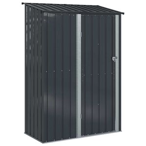 vidaXL Dārza &scaron;ķūņi Antracīts 140,5 x 74 x 200 cm Metāls