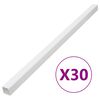 vidaXL kabeļu kanāli, 100x60 mm, 30 m, PVC