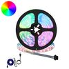 vidaXL LED stripa 2 gab. Melna un caurredzama Vara un plastmasa
