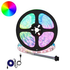 vidaXL LED stripa 2 gab. Melna un caurredzama Vara un plastmasa