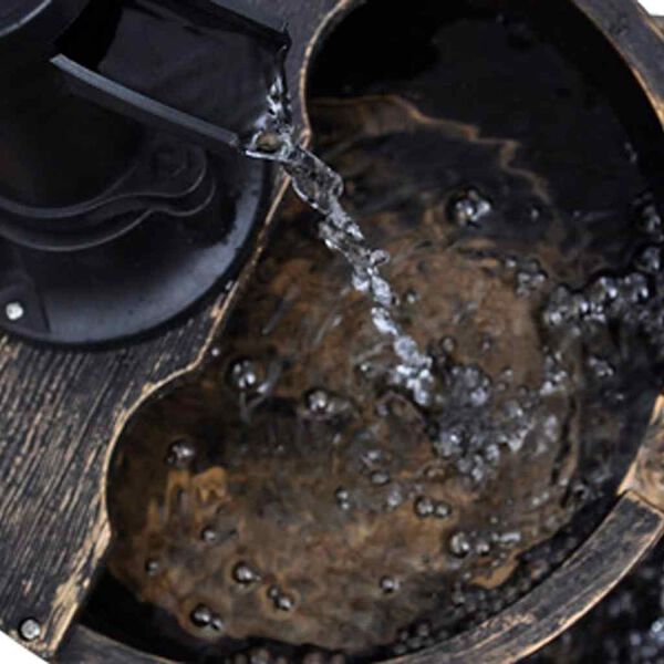 vidaXL dārza strūklaka, akas pumpja dizains