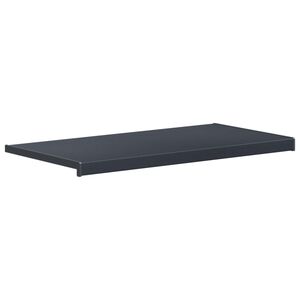 vidaXL Logu palodze Antracīts ar koka tekstūru 80 x 40 x 4,5 cm PVC