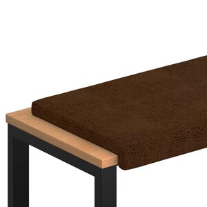 vidaXL Solspilvens Mākslīgais zam&scaron;s Brūna Dziļums 35 cm