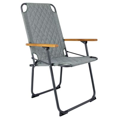Bo-Camp saliekams kempinga krēsls Jefferson, pelēkzaļš