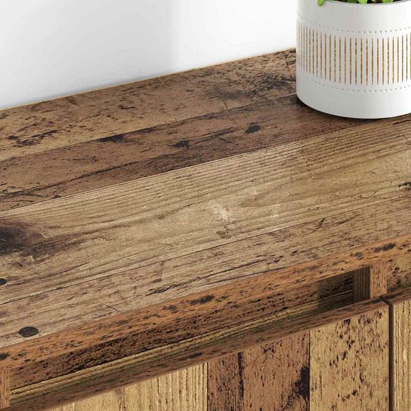 vidaXL Sānu skapji 2 pcs Vecs koks 60 x 35 x 70 cm Inženierijas koks