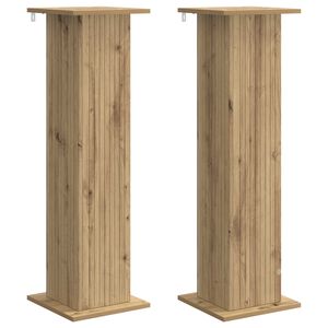 vidaXL Augu statīvs 2 pcs Artisan Ozols 30,5 x 30 x 100,5 cm