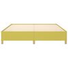 vidaXL gultas rāmis bez matrača, zaļ&scaron;, 180x200 cm, audums
