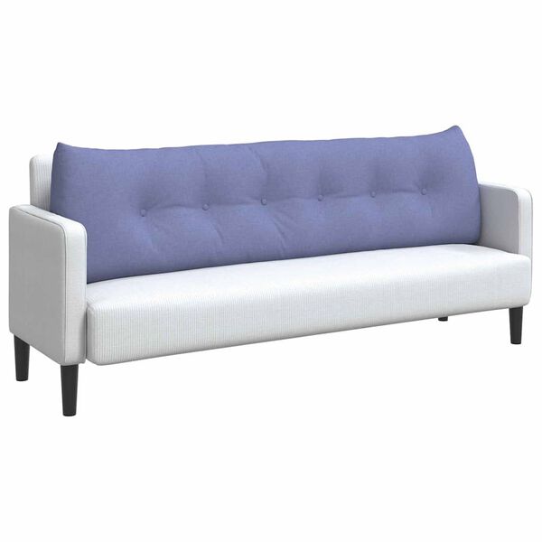 vidaXL Atpakaļ spilvens Džinsu zils 180 x 24 x 50 cm audums