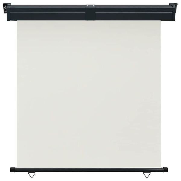 vidaXL balkona sānu markīze, krēmkrāsas, 165x250 cm