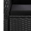 vidaXL 7-daļīgs dārza mēbeļu komplekts ar matračiem, PE rotangpalma